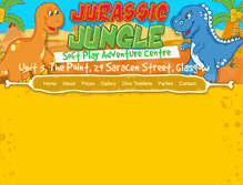 Tablet Screenshot of jurassicjungle.co.uk